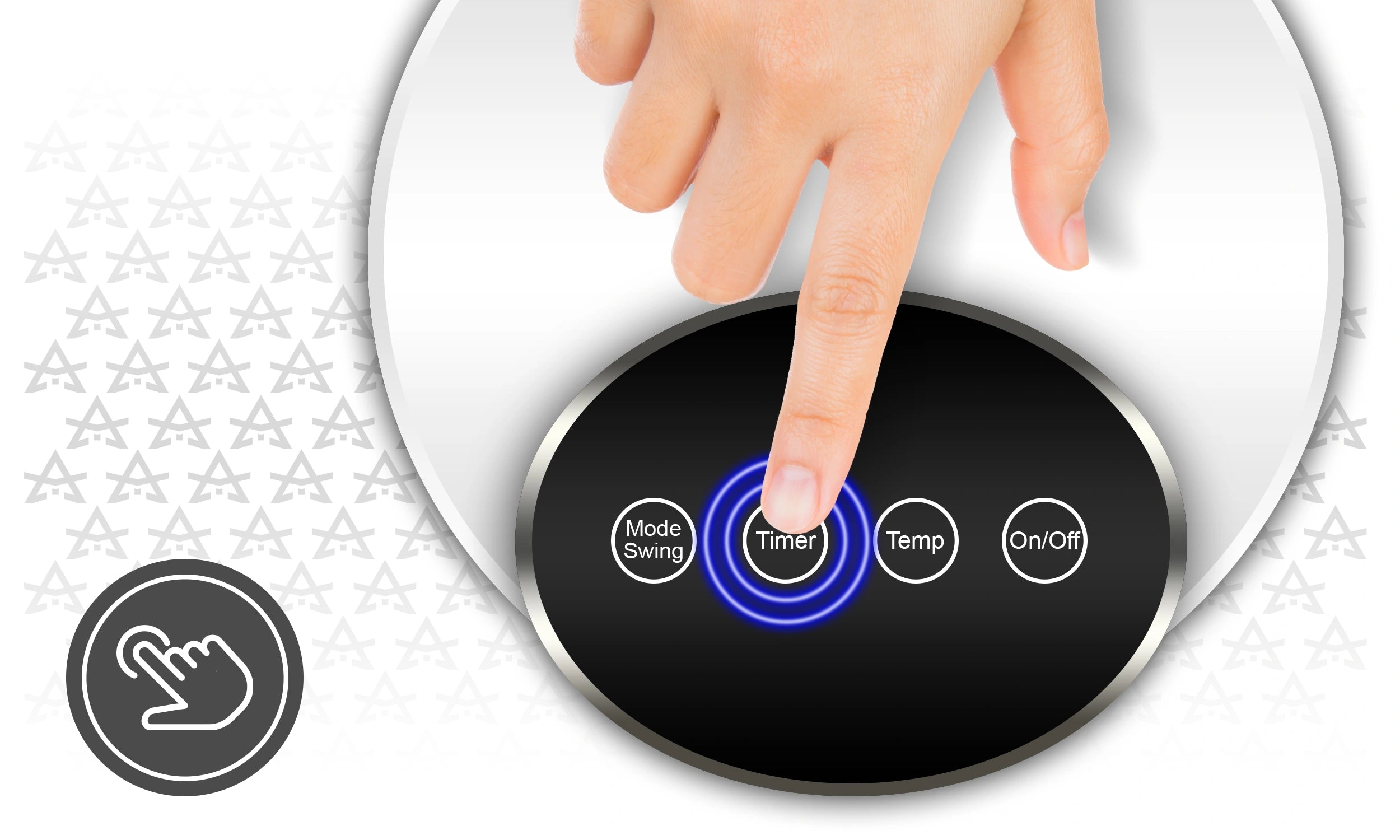 Termowentylator Farelka Kolumnowy Ceramiczny Energooszczędny 2000W Cichy