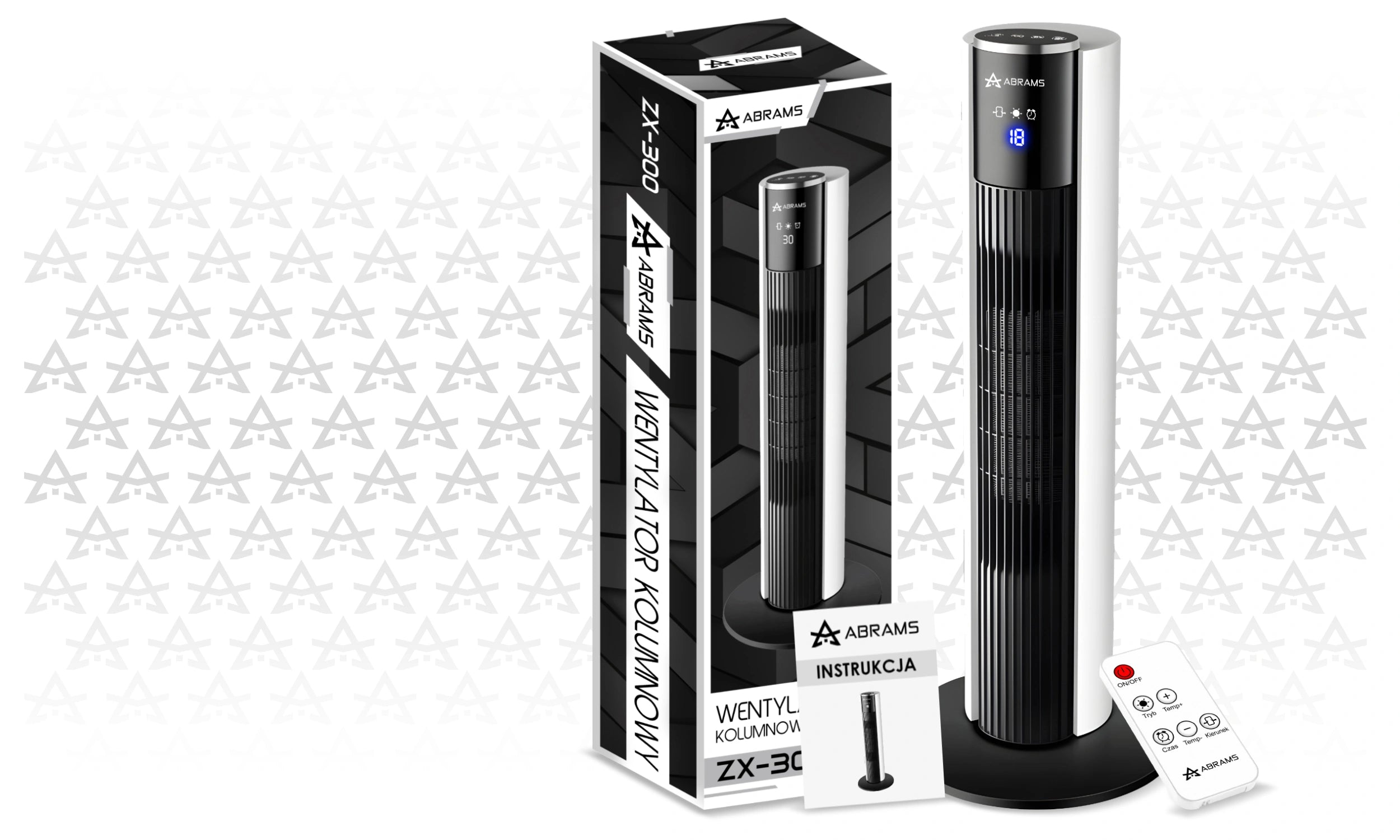 Termowentylator Farelka Kolumnowy Ceramiczny Energooszczędny 2000W Cichy