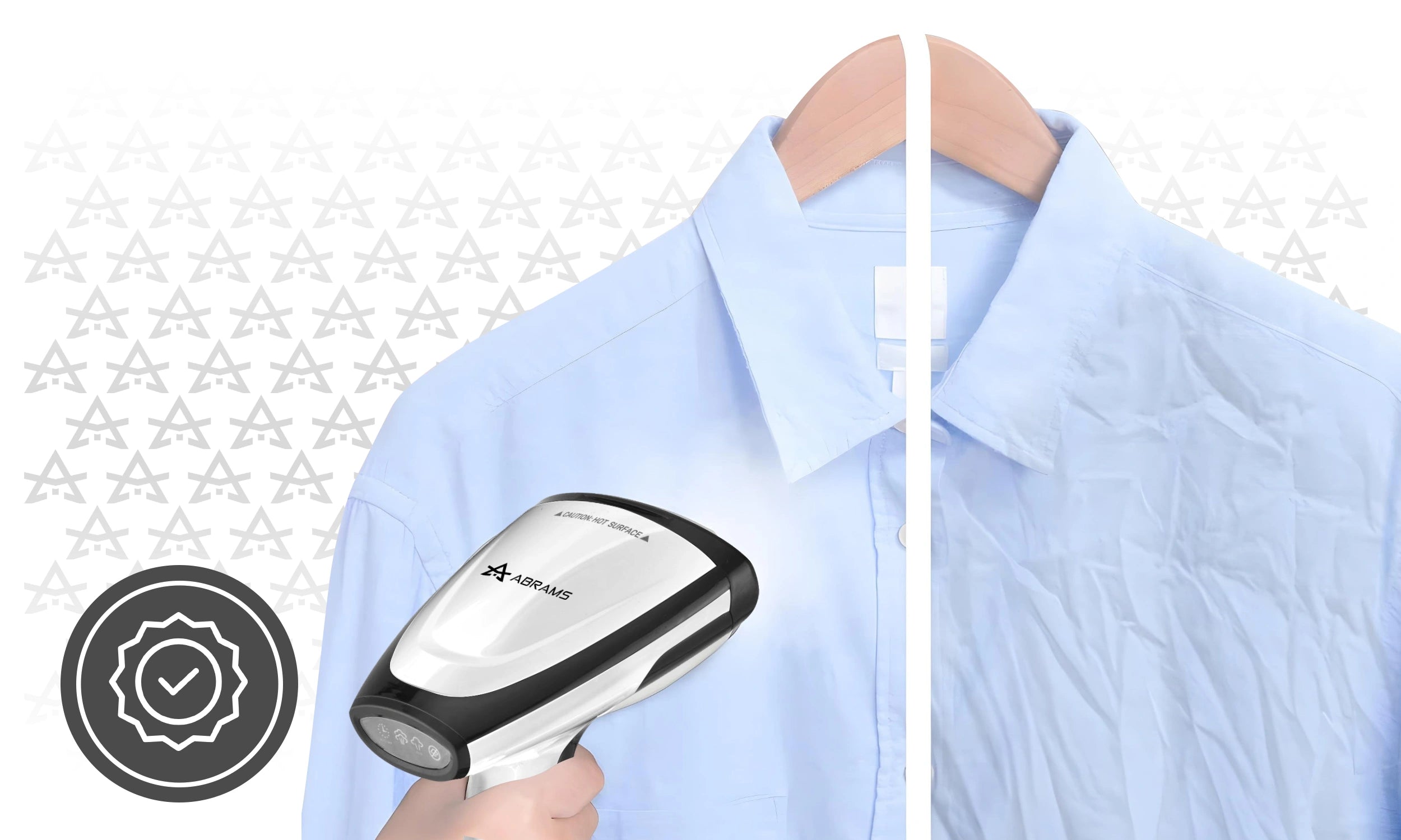 Parownica Do Ubrań Żelazko Steamer 1800W Mocna 45g/min Ceramiczna Stopa