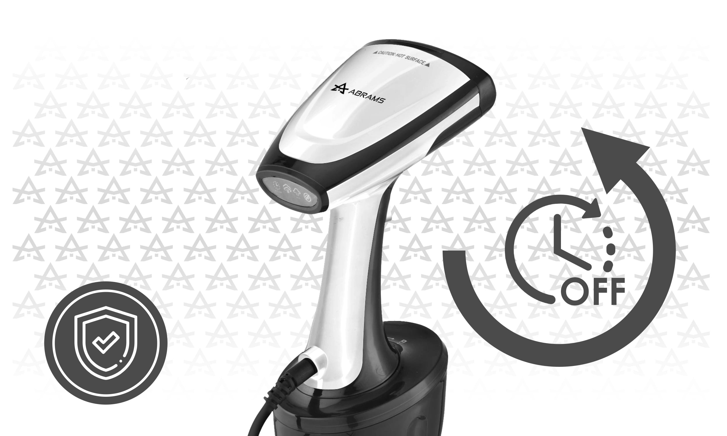 Parownica Do Ubrań Żelazko Steamer 1800W Mocna 45g/min Ceramiczna Stopa