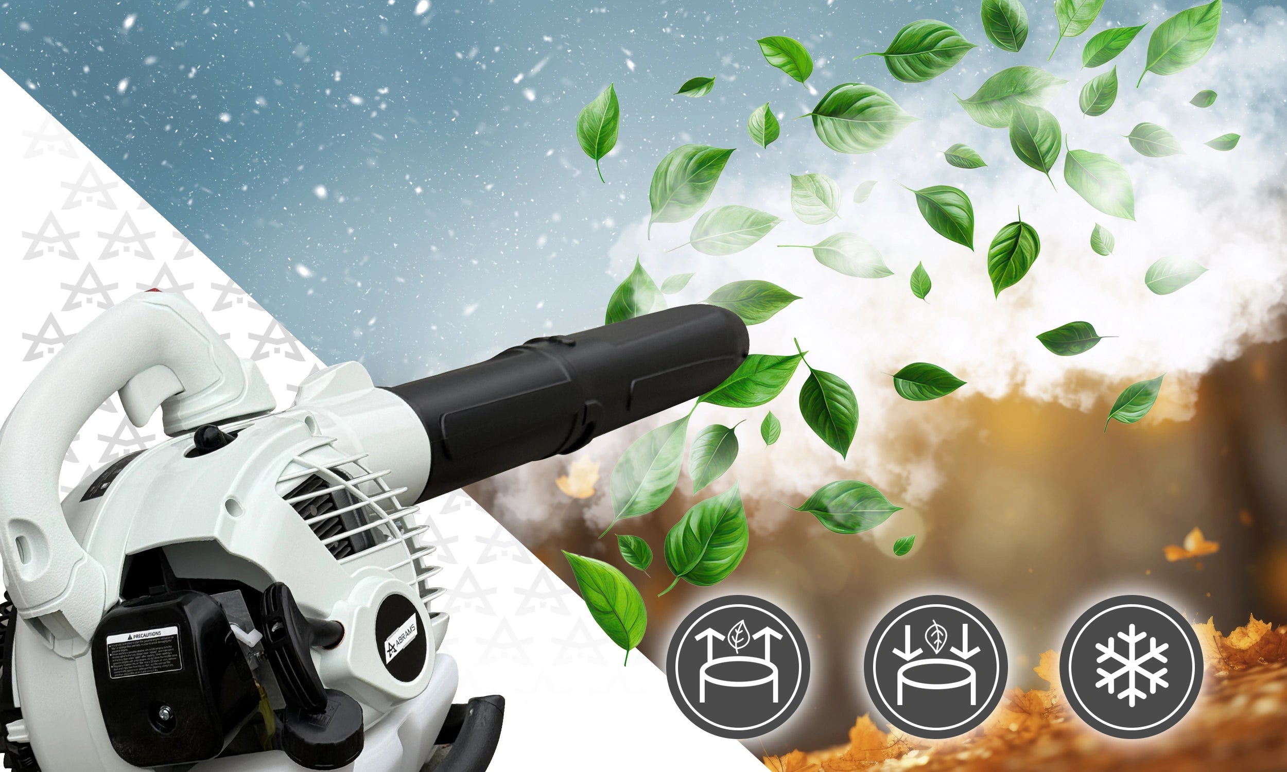 Dmuchawa Spalinowa Do Liści Ogrodowa Dmuchawa z Rozdrabniaczem Odkurzacz