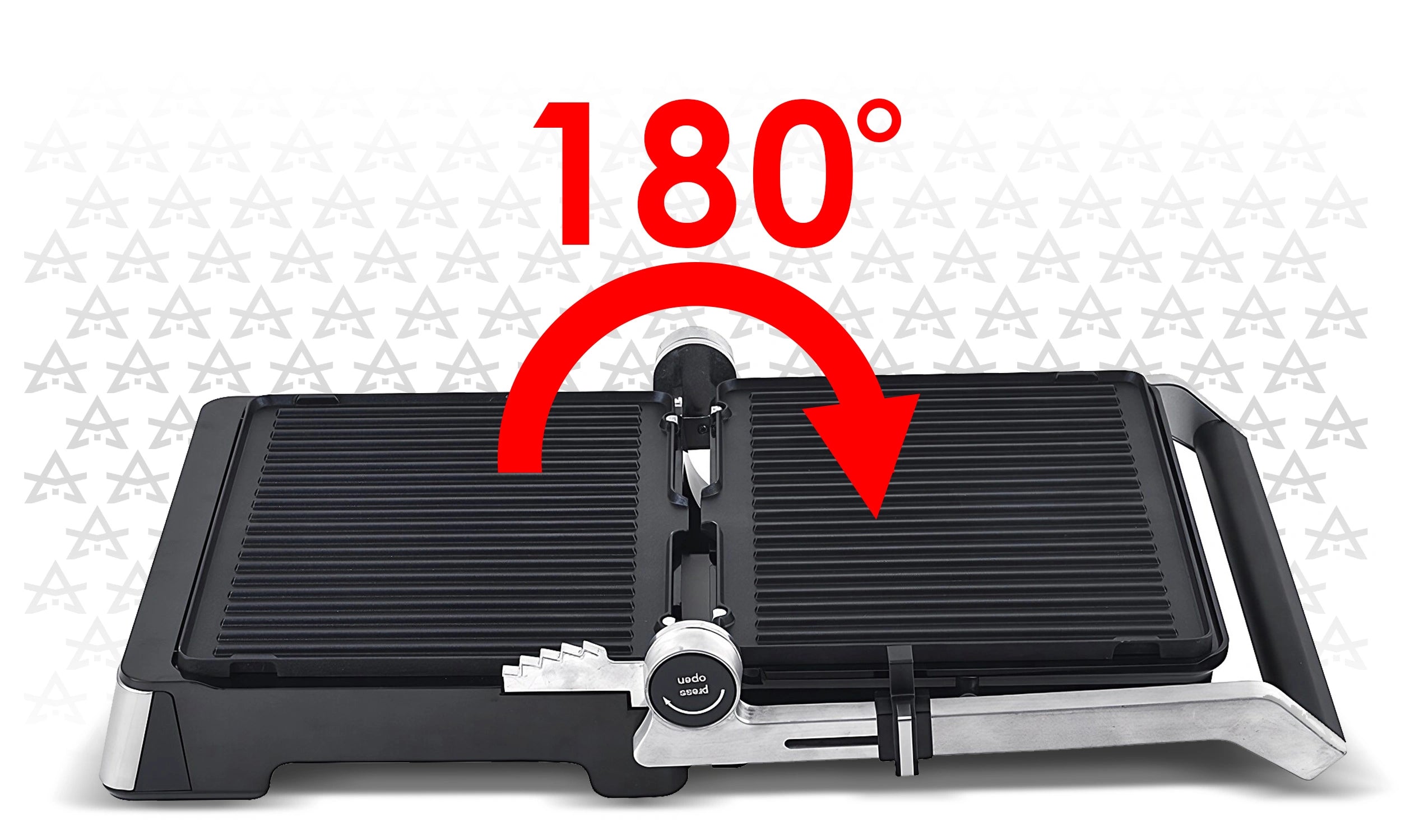 Grill Gofrownica Opiekacz Elektryczny 3w1 2200W Regulacja Czasu i Temp