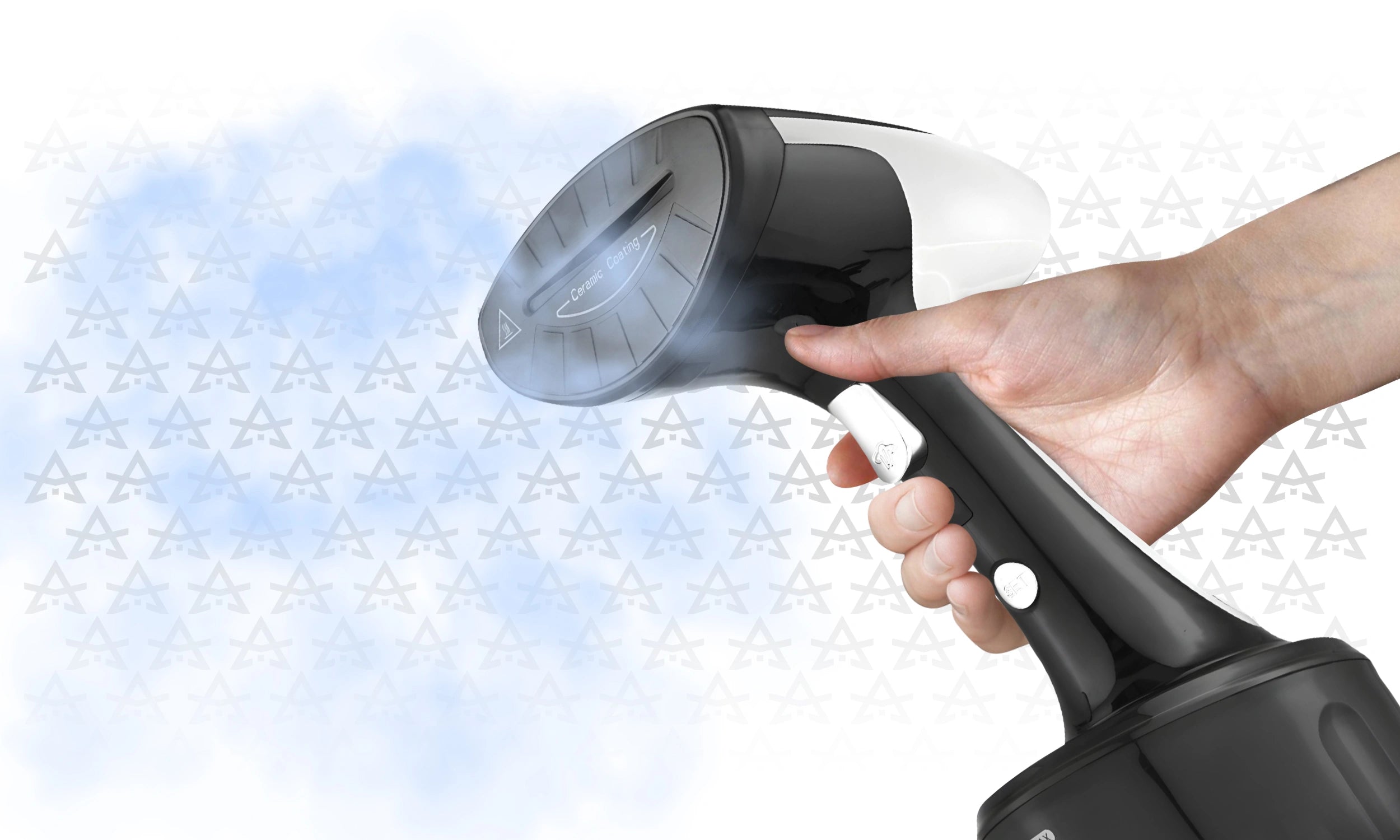 Parownica Do Ubrań Żelazko Steamer 1800W Mocna 45g/min Ceramiczna Stopa