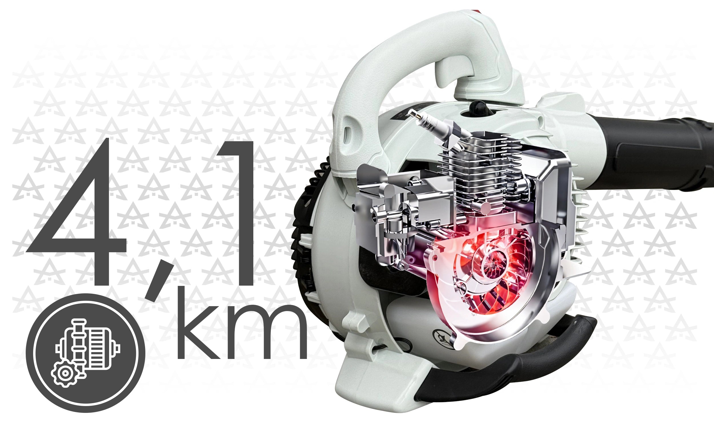 Dmuchawa Spalinowa Do Liści Ogrodowa Dmuchawa z Rozdrabniaczem Odkurzacz