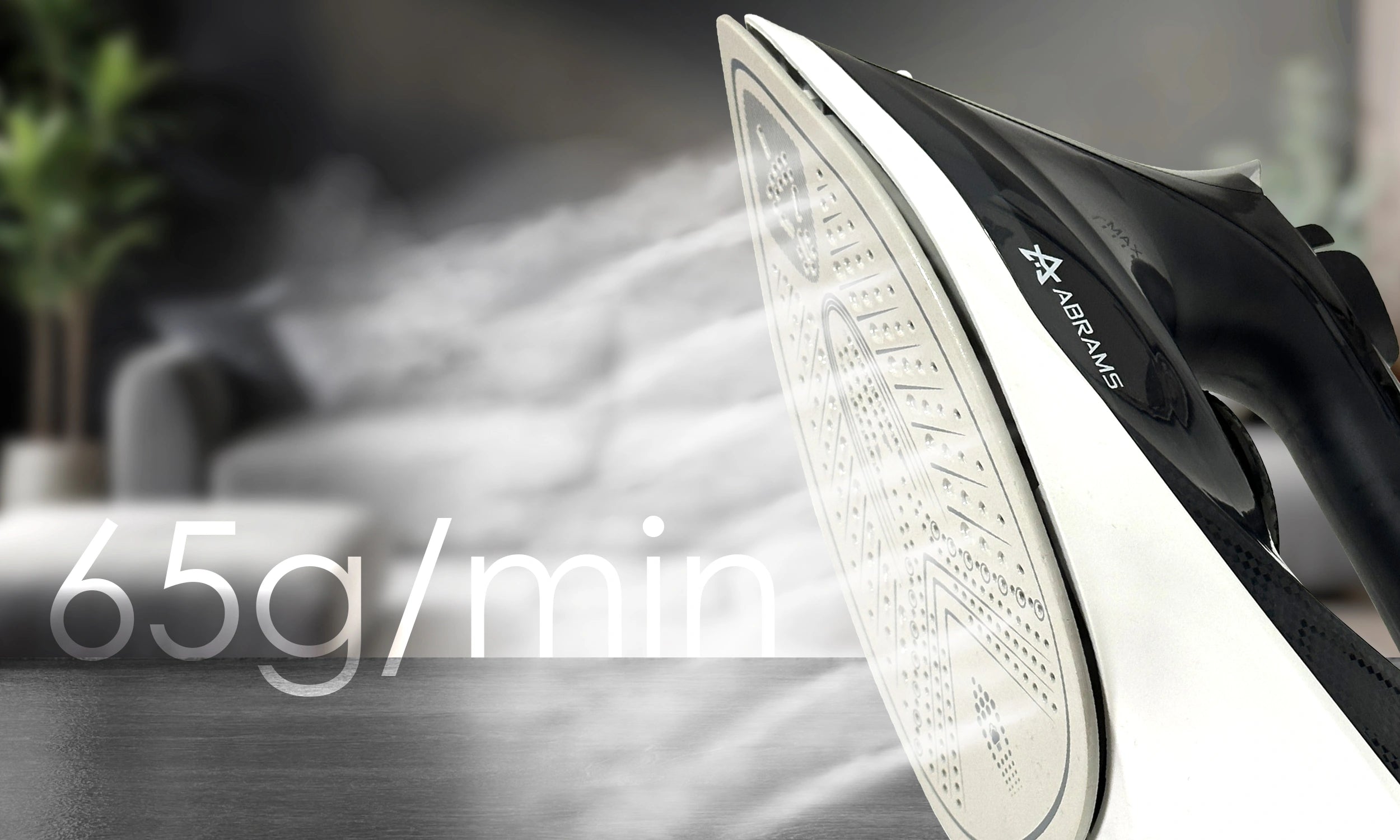 Żelazko Parowe 3000w Ceramiczne Anti Drip Anti Calc Ręczne Mocne